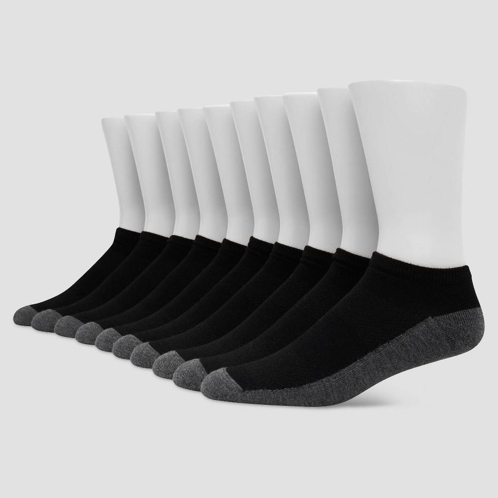 Hanes Premium Mens Big & Tall Low Cut Socks 10pk 12-14 Product Image