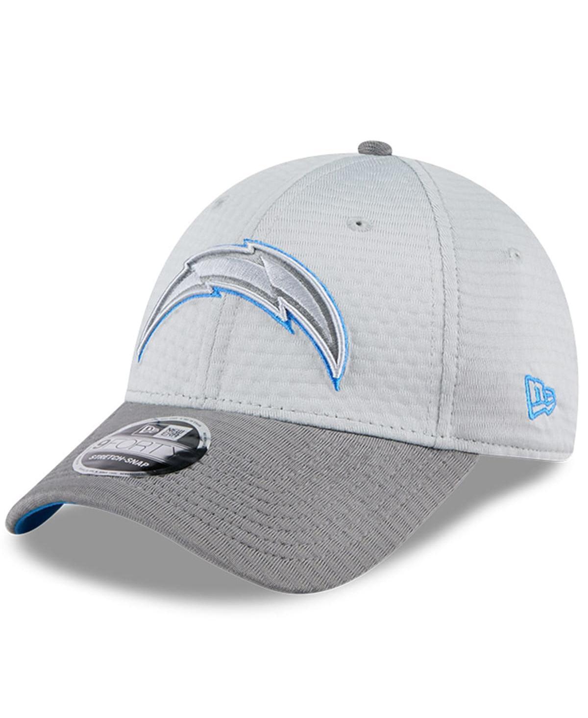 New Era Mens Gray Los Angeles Chargers 2024 Nfl Training Camp 9FORTY Adjustable Hat Product Image