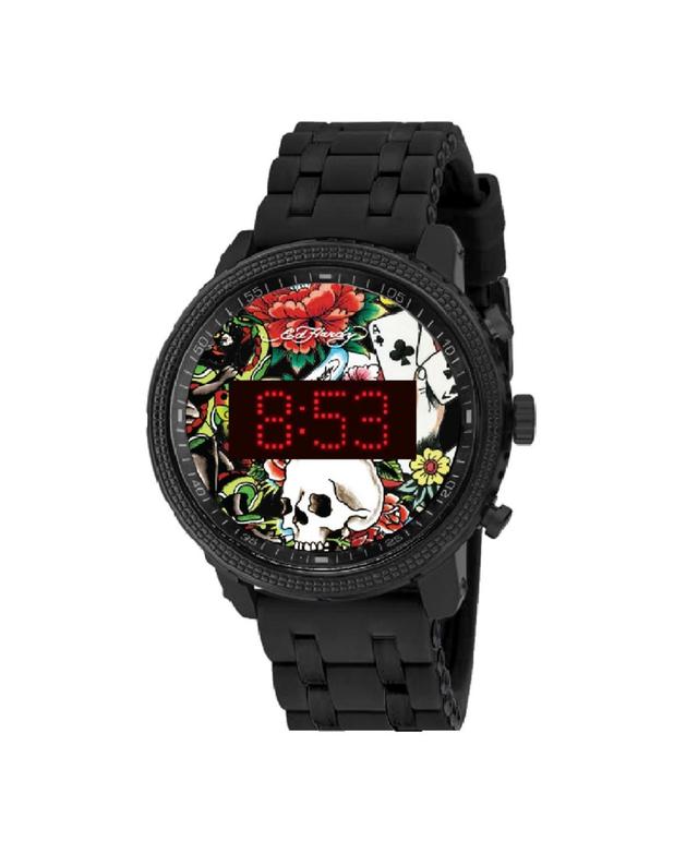 Ed Hardy Mens Black Singles Watch Product Image