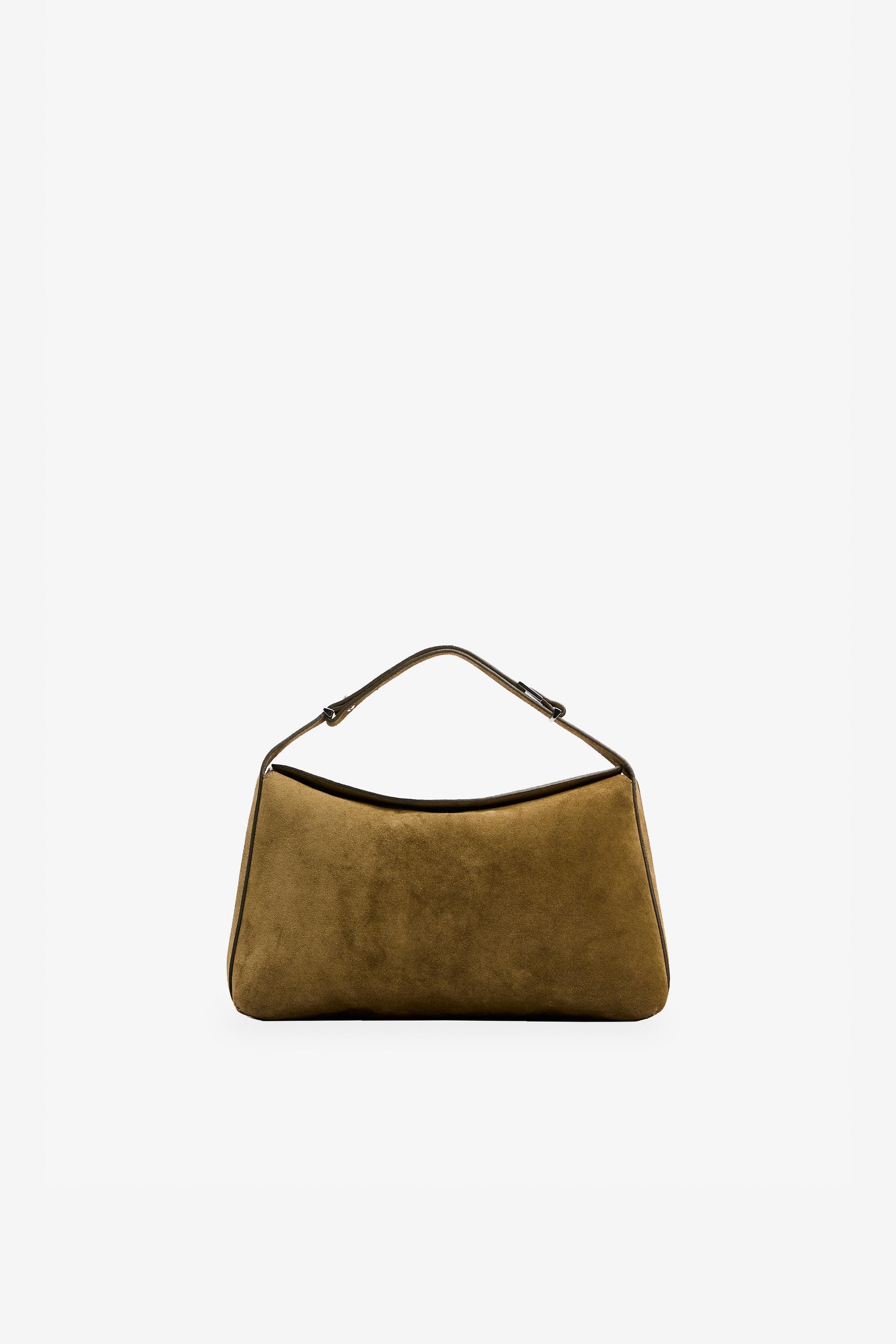 SPLIT LEATHER SHOULDER BAG product image