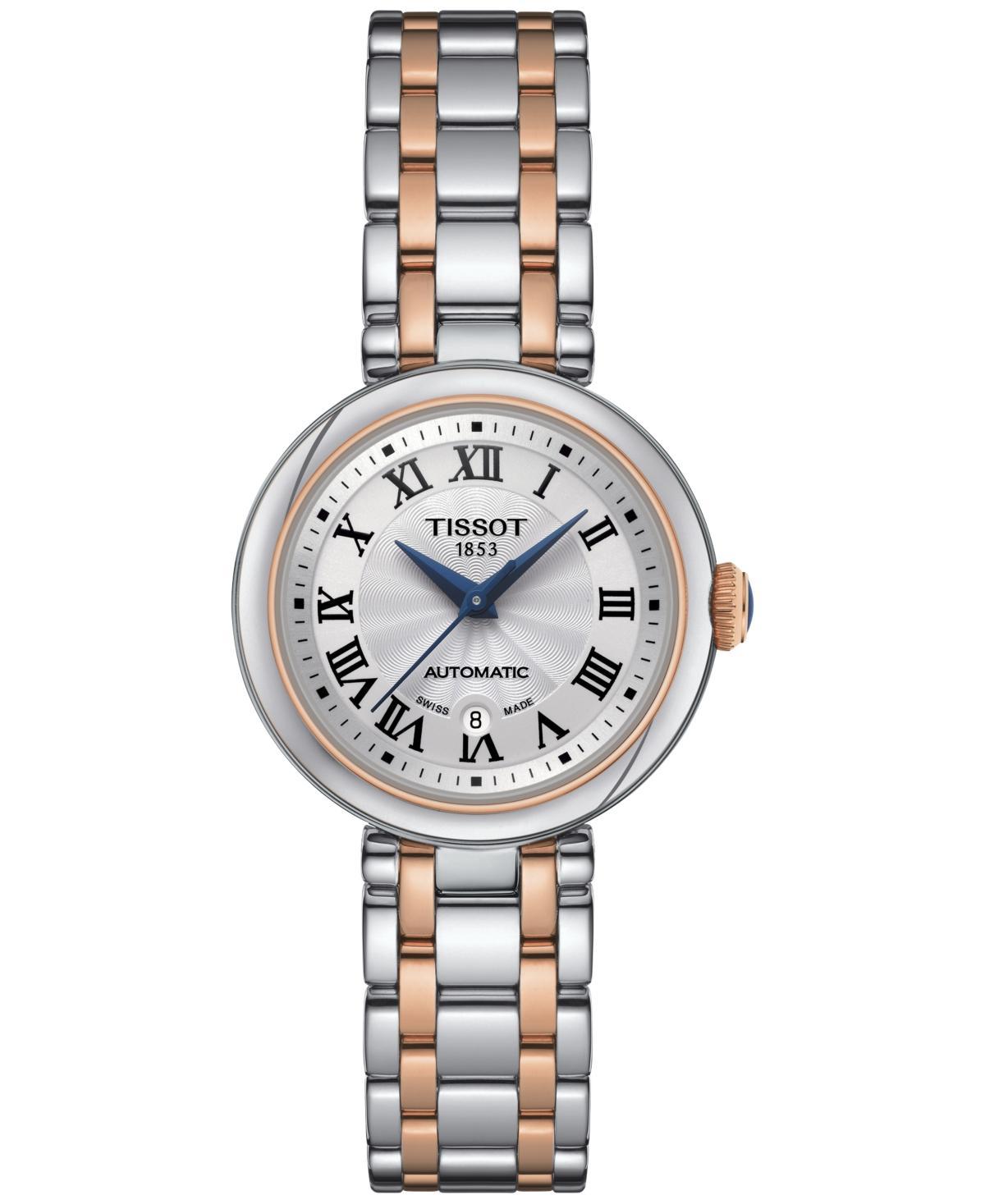 Tissot Womens Bellissima Automatic Stainless Steel Bracelet Watch Product Image