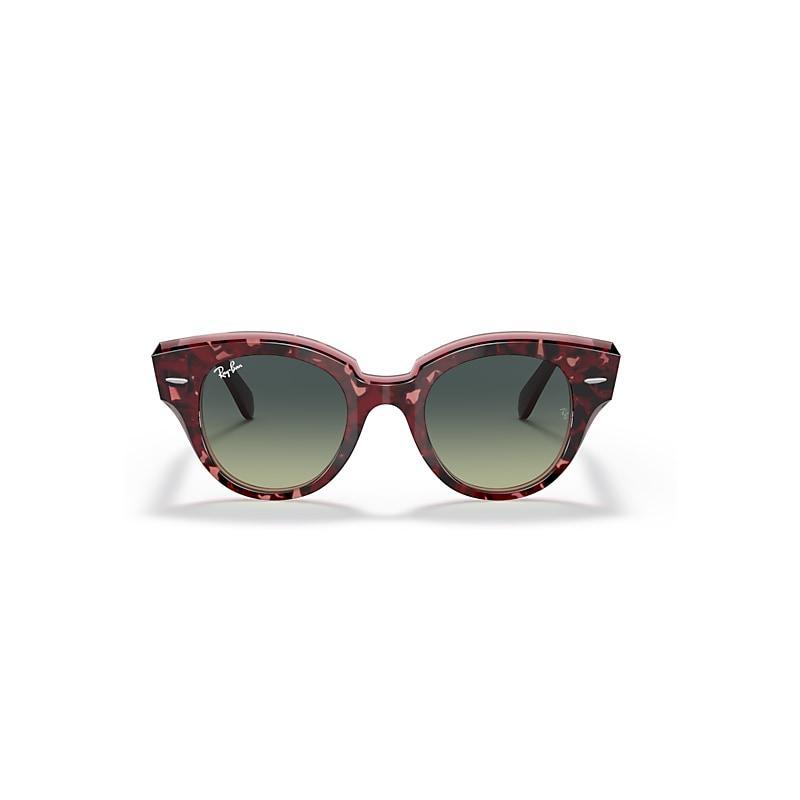 Ray-Ban 0RB2192 Roundabout (Havana on Transparent Pink/Brown Gradient) Fashion Sunglasses Product Image