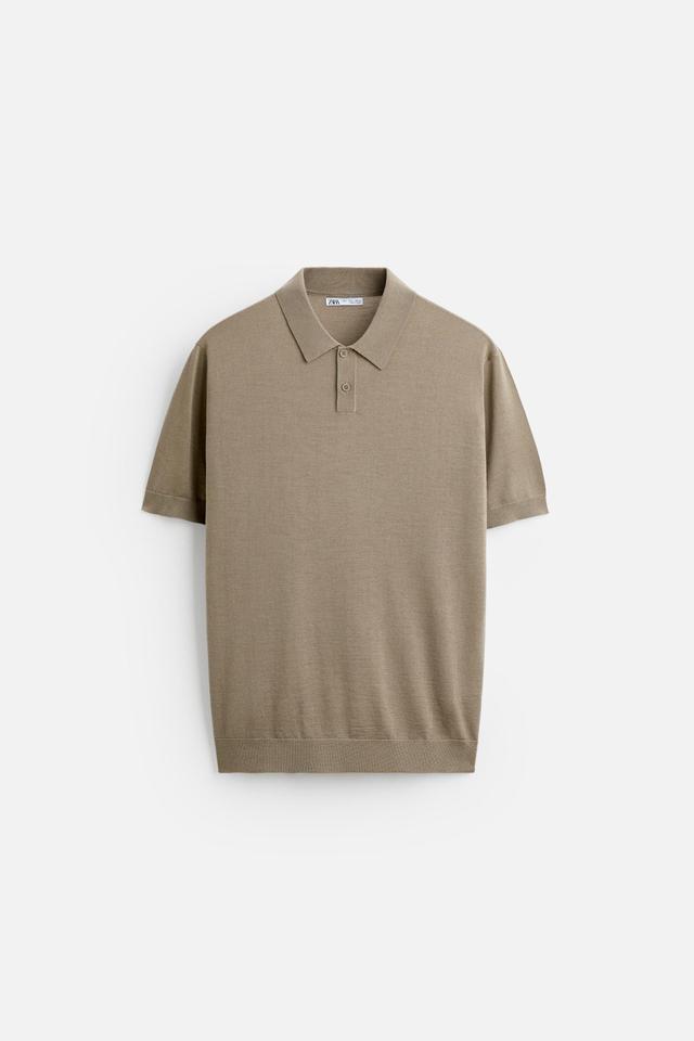 100% WOOL POLO SHIRT Product Image