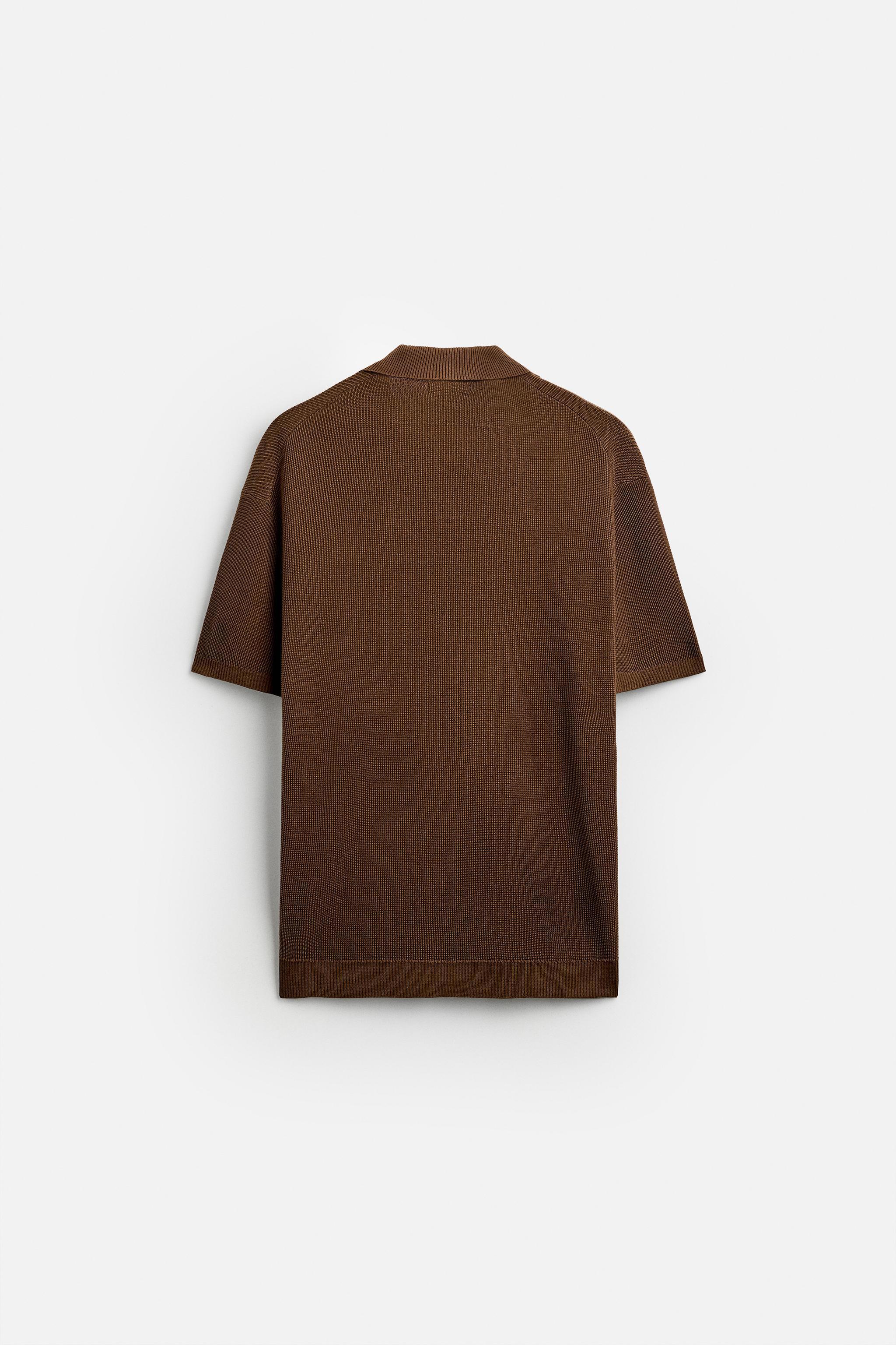 TEXTURED KNIT POLO Product Image