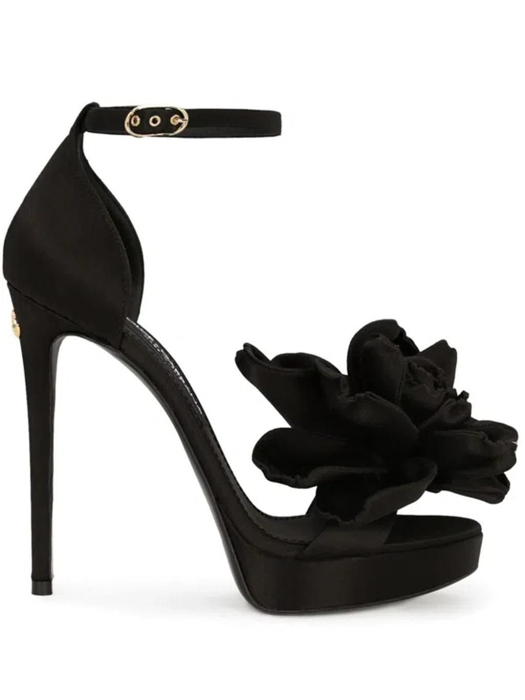 DOLCE & GABBANA Elegant 23fw Black Women's Sandals For Any Occasion product image