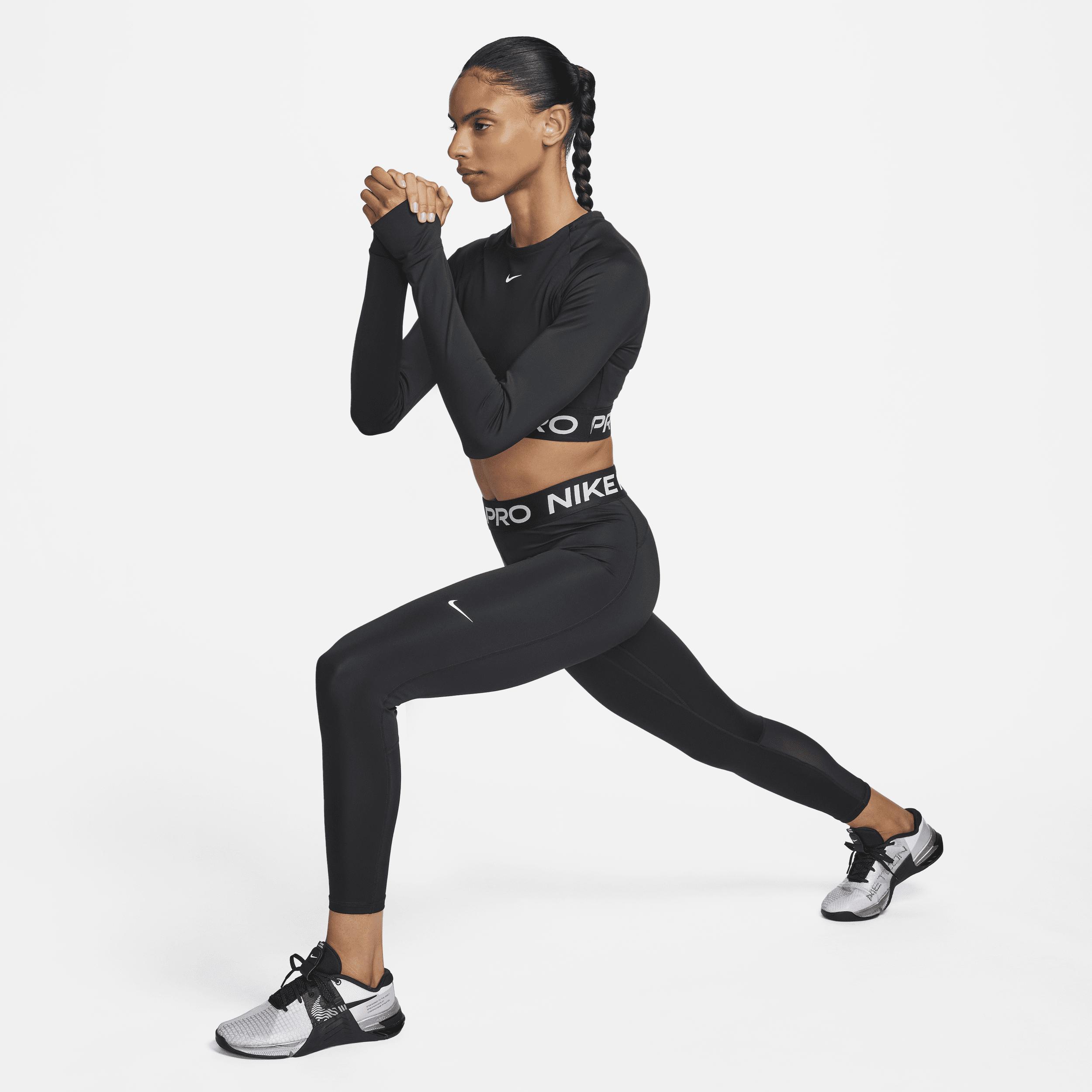 Women's Nike Pro 365 Dri-FIT Cropped Long-Sleeve Top Product Image