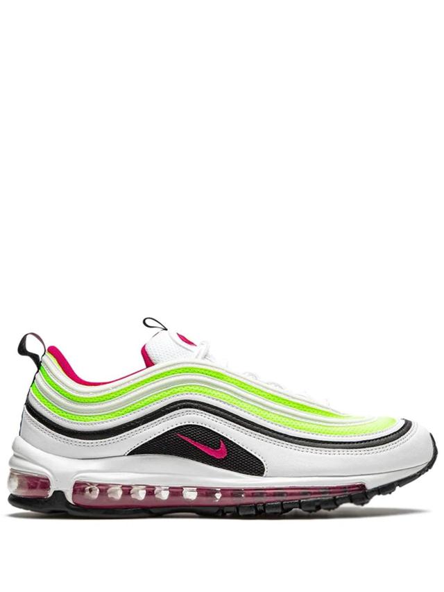 NIKE Air Max 97 Sneakers In White/black-volt-rush Pink Product Image