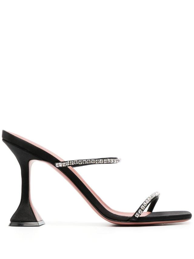 Black Gilda 95 Crystal-embellished Mules Product Image