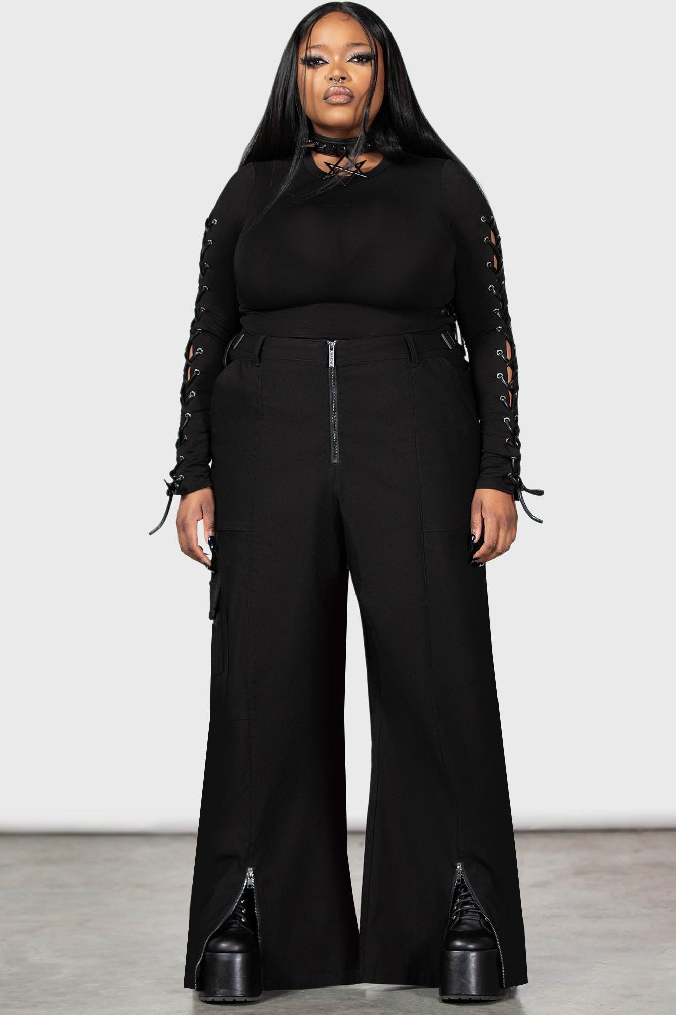 Moray High Waisted Trousers [PLUS] Female Product Image