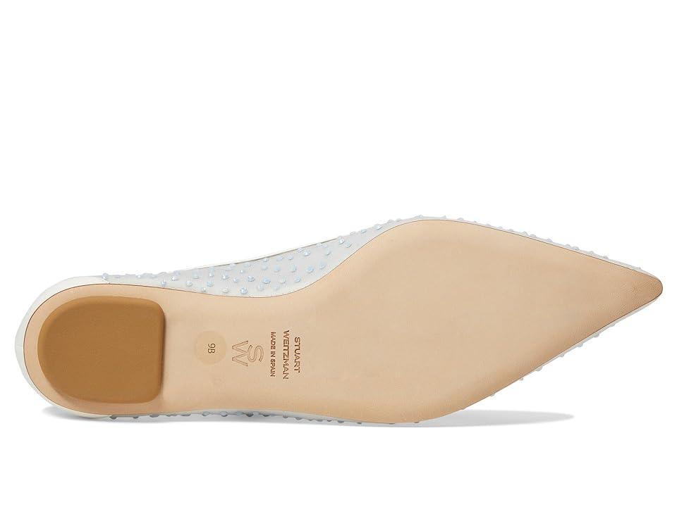 Stuart Weitzman Womens Emilia Embellished Mesh Flats Product Image