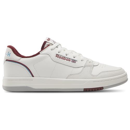 Reebok Mens Phase Court - Shoes Rich Maroon/Chalk/Vintage Chalk Product Image