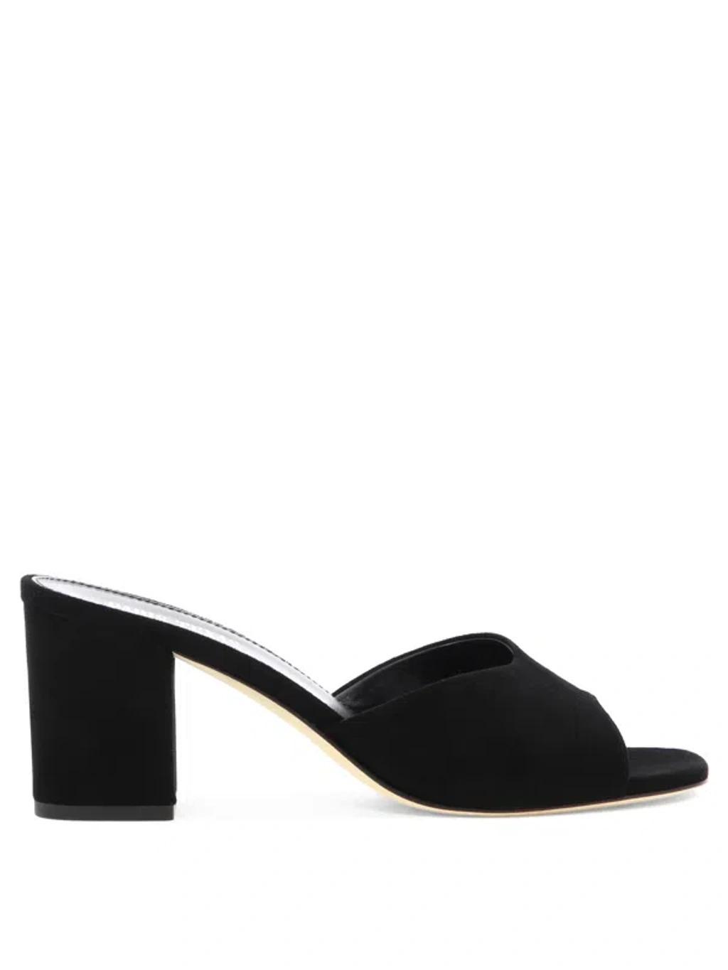 Anja Heeled Mules In Black product image