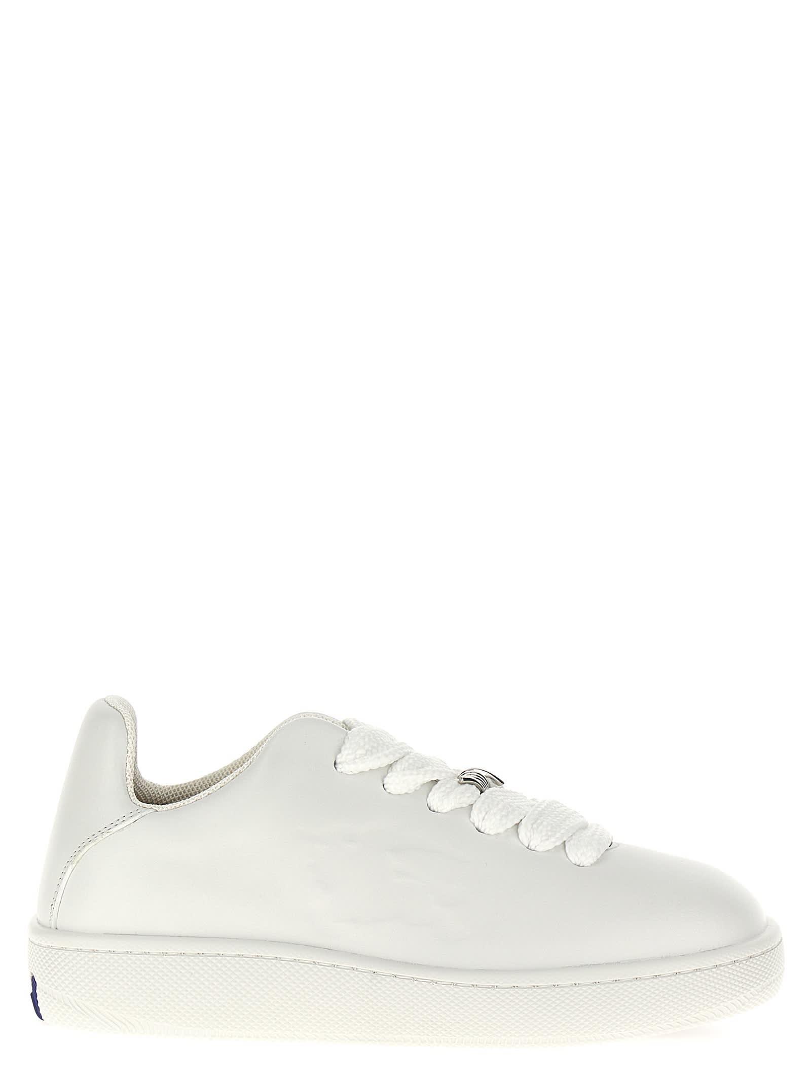 BURBERRY Box Sneakers In White Product Image