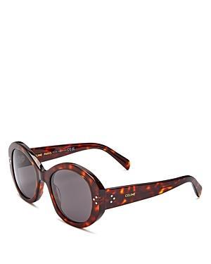 CELINE Bold 3 Dots 53mm Polarized Gradient Round Sunglasses Product Image