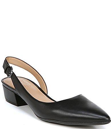 Naturalizer Banks Metallic Leather Slingback Dress Pumps Product Image