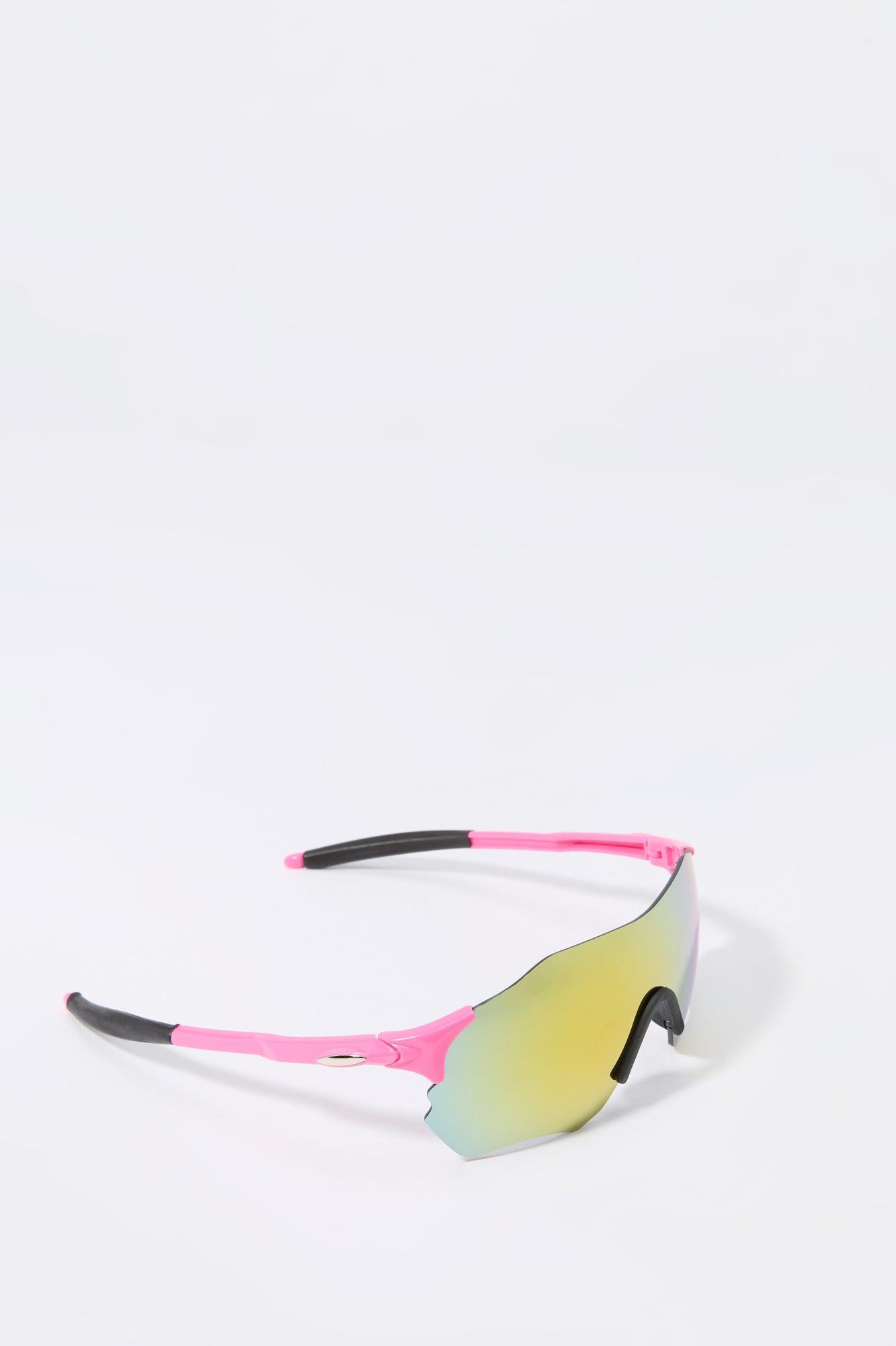 Sport Shield Rimless Sunglasses Male Product Image