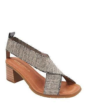 Andre Assous Womens Naira Slip On Crisscross High Heel Sandals Product Image