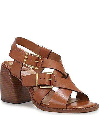 Vince Camuto Penina Leather Buckle Sandals Product Image