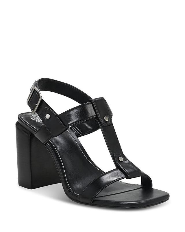 Vince Camuto Womens Clarissa T Strap Block Heel Sandals Product Image