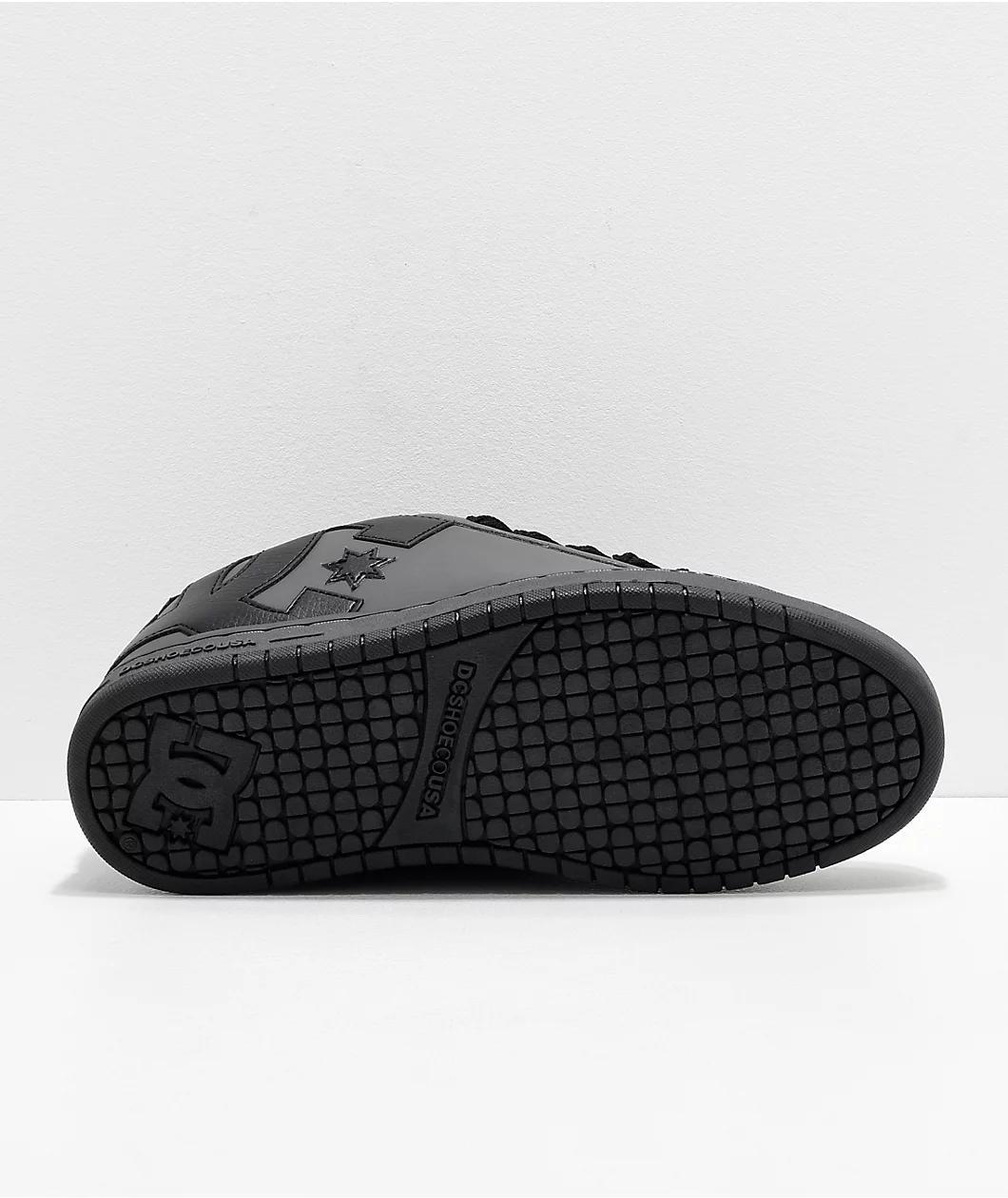 DC Court Graffik Grey & Black Skate Shoes Product Image