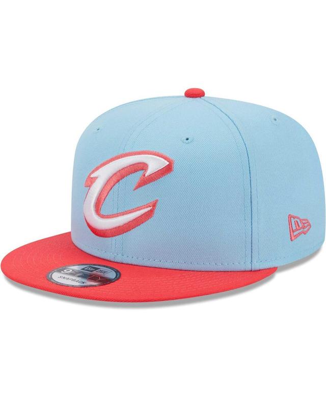 Mens New Era Powder Blue Cleveland Cavaliers 2-Tone Color Pack 9FIFTY Snapback Hat - Powder Blue Product Image