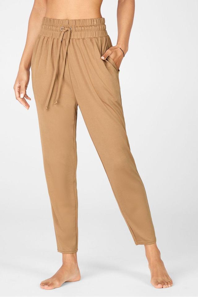 Fabletics Blaine Jogger Womens Barista Size XXS Product Image