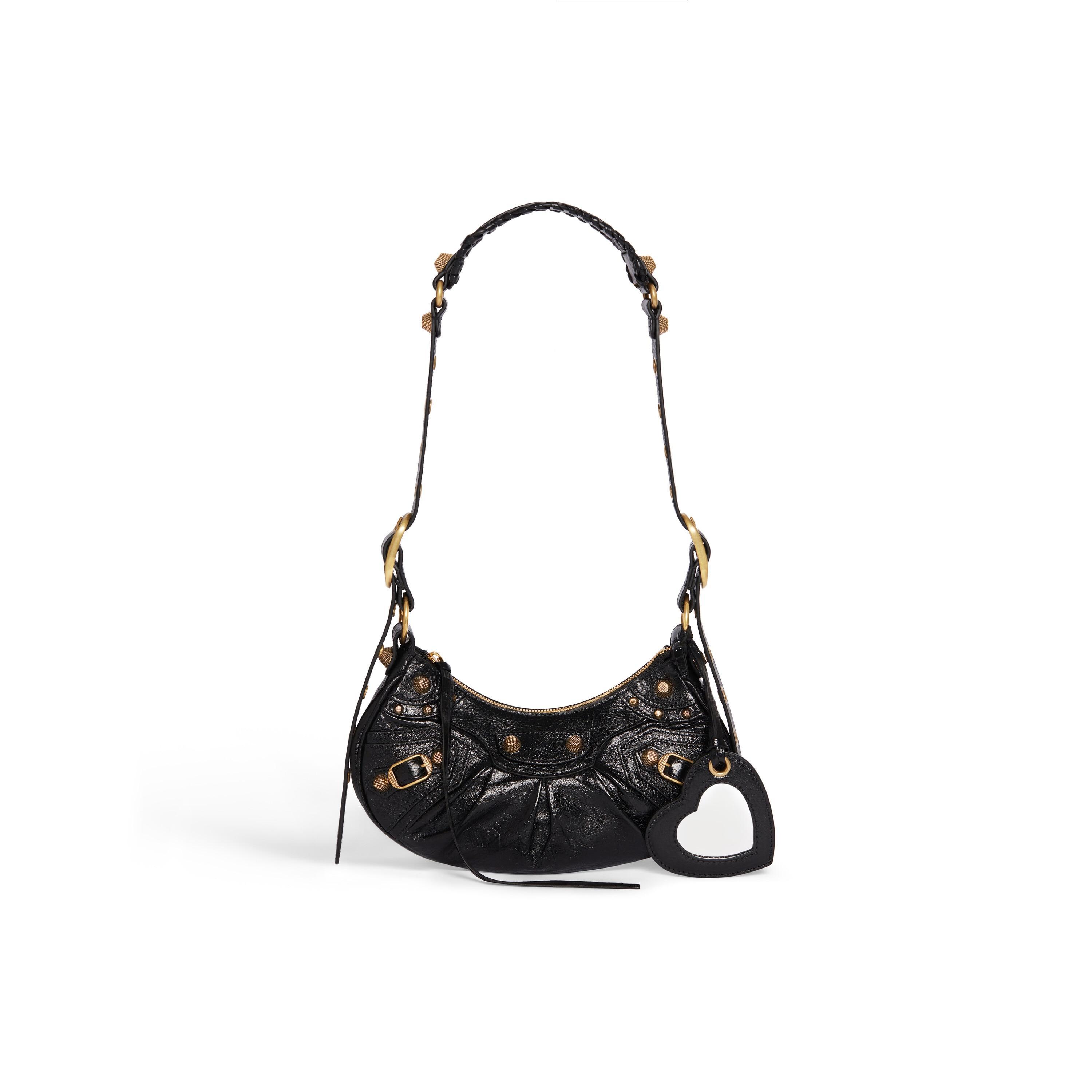 Women's Le Cagole Xs Shoulder Bag  in Black Product Image