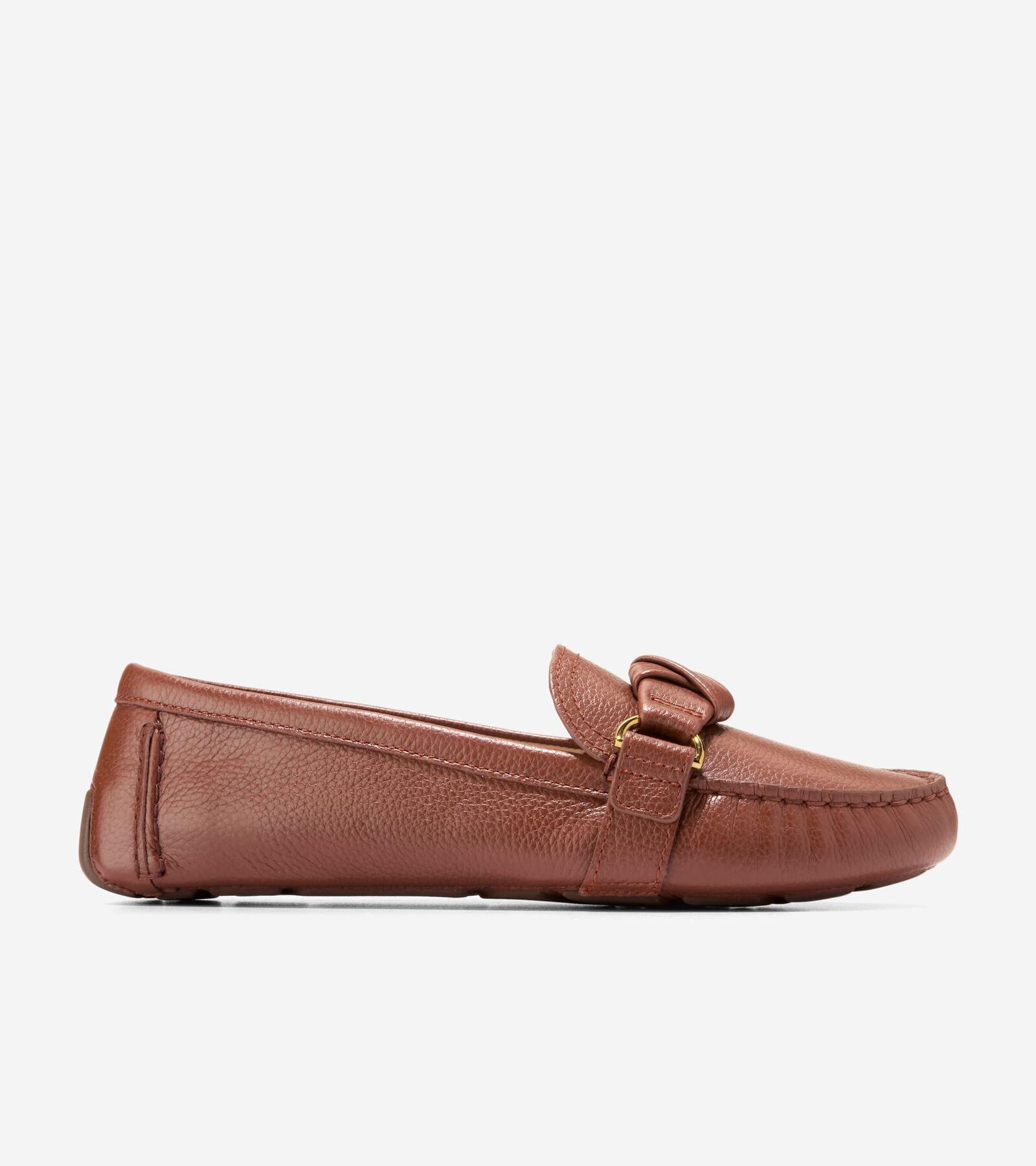 Cole Haan Womens Emmie Knot Drivers - Brown Size 11 Product Image