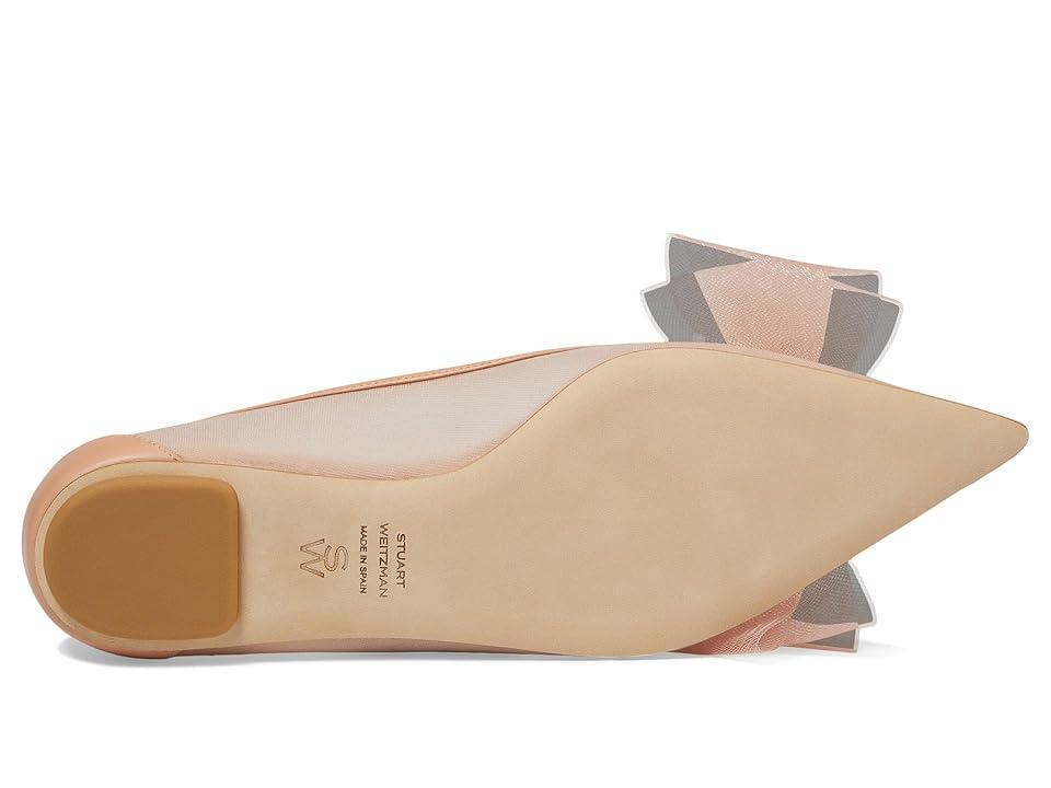 Stuart Weitzman Blushing Bow Flat (Ginger) Women's Flat Shoes Product Image