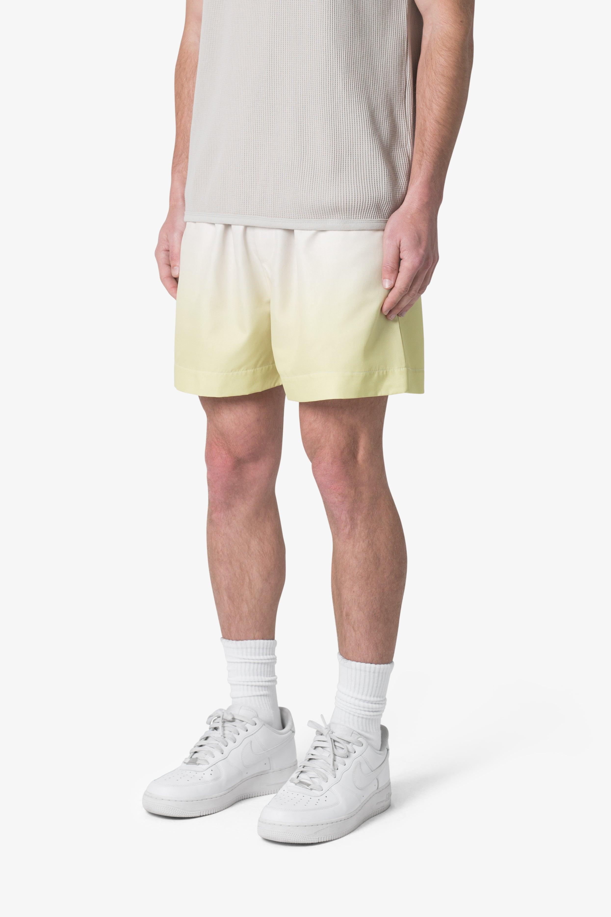 Ombre Summer Shorts - Light Yellow Product Image