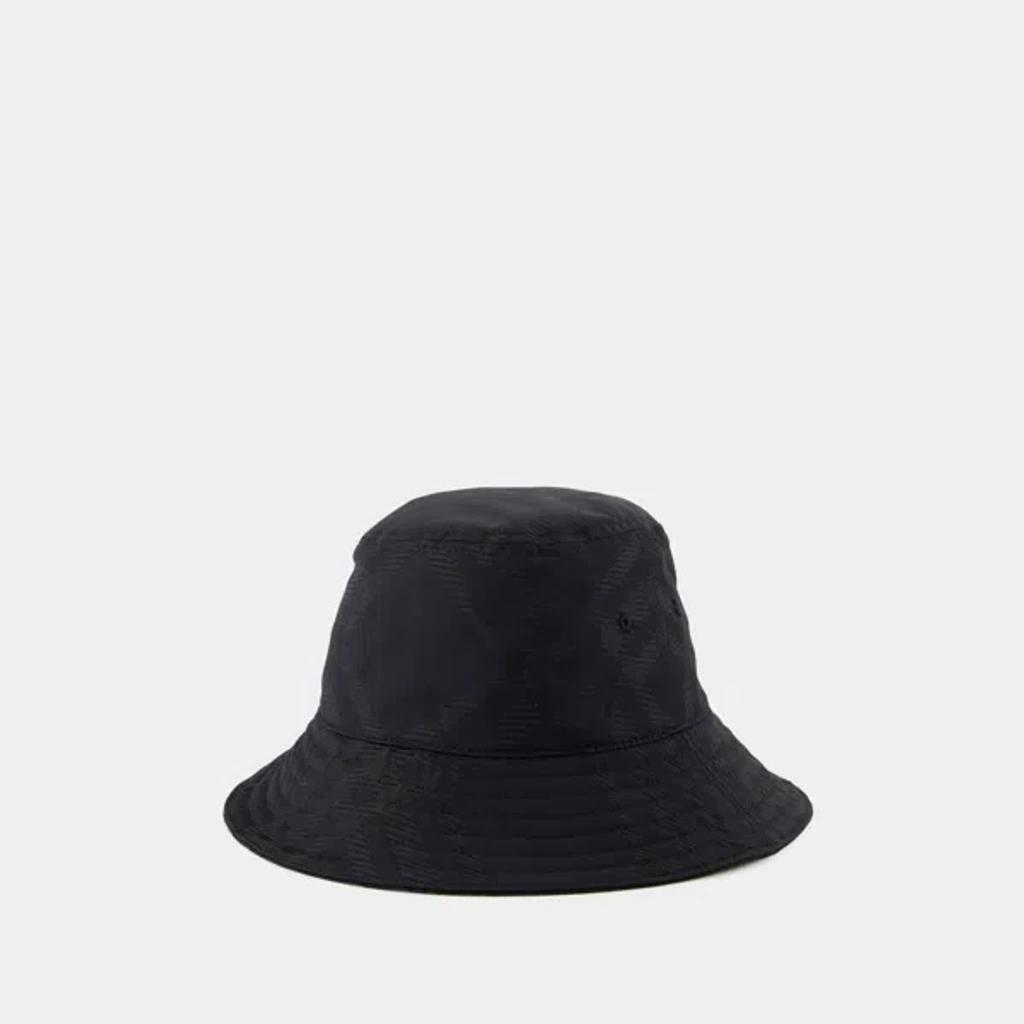 BURBERRY Tonal Bias Buket Hat In Black Product Image