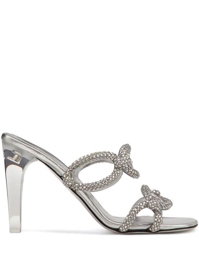 VALENTINO GARAVANI Sandals In Silver Product Image