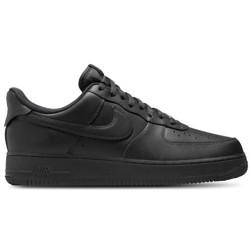 Nike Mens Air Force 1 07 Flyease - Basketball Shoes Black/Black/Black Product Image