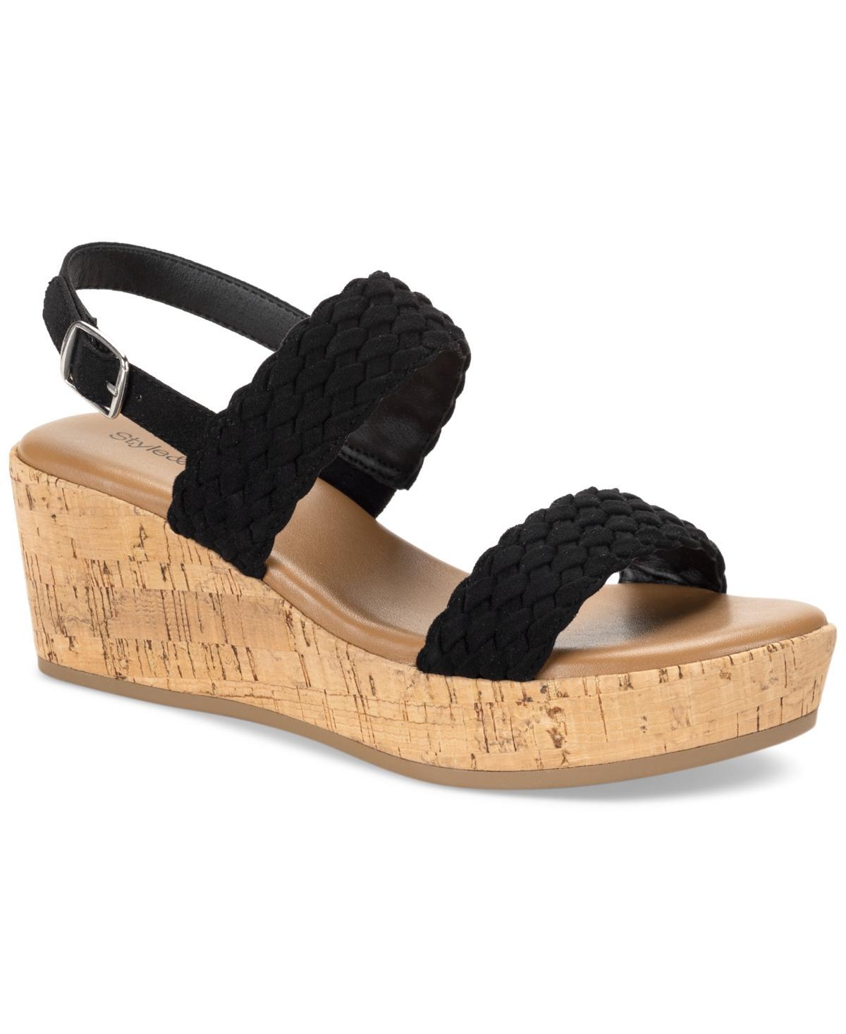 Style & Co Womens Madenaa Woven Platform Wedge Sandals, Created for Macys Product Image