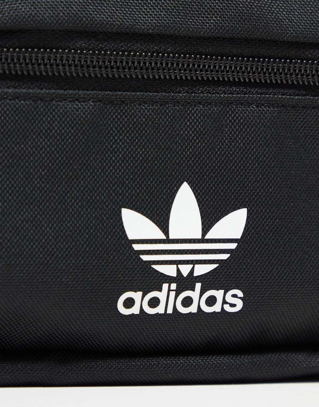 adidas Originals For All waist pack in black and white Product Image