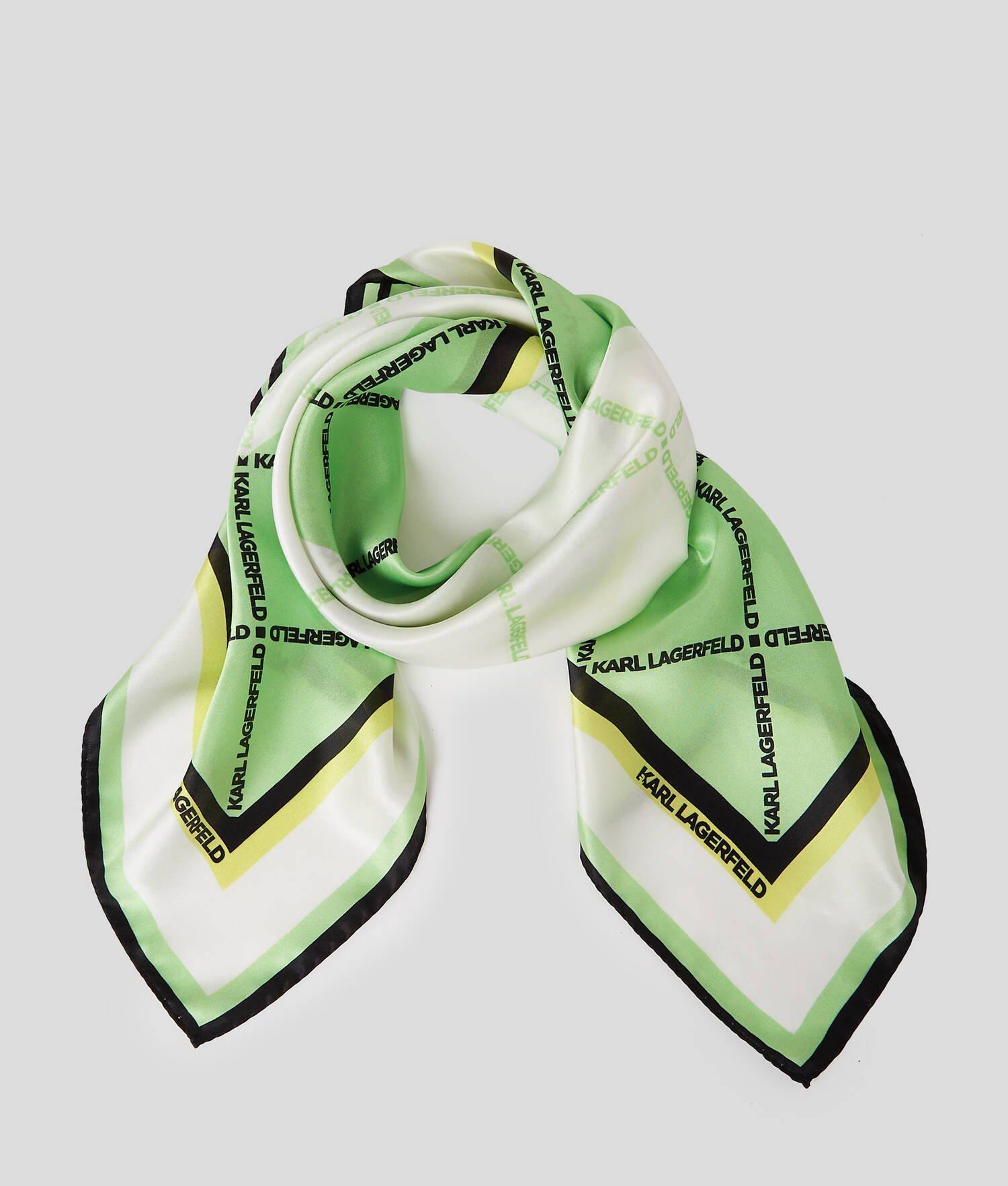 K/ESSENTIAL DIAMOND LOGO SILK SCARF Product Image