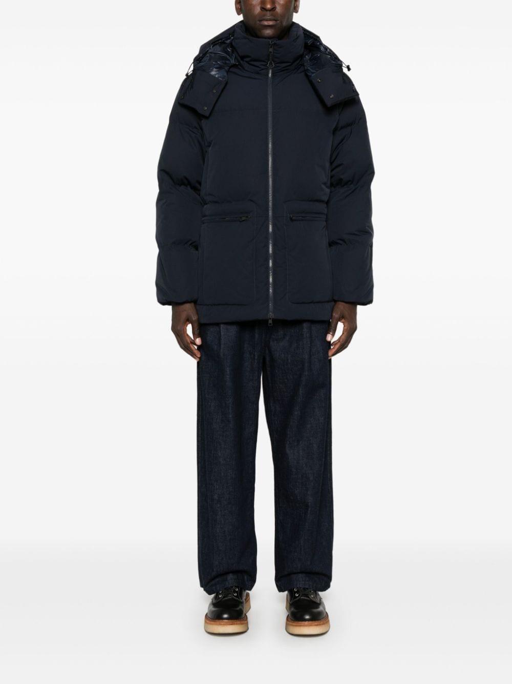 MONCLER Habagat Parka In Blue Product Image