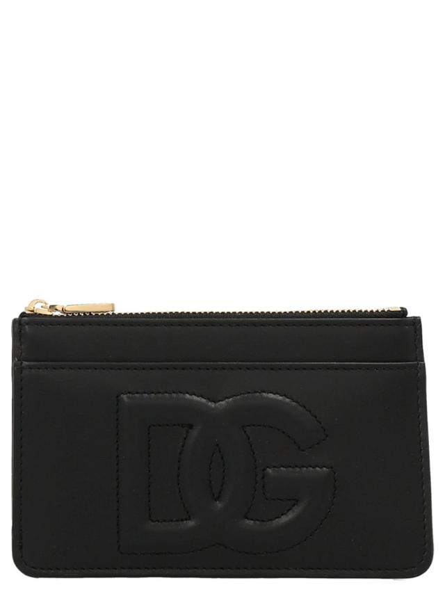 Logo Wallet Wallets, Card Holders Black Product Image