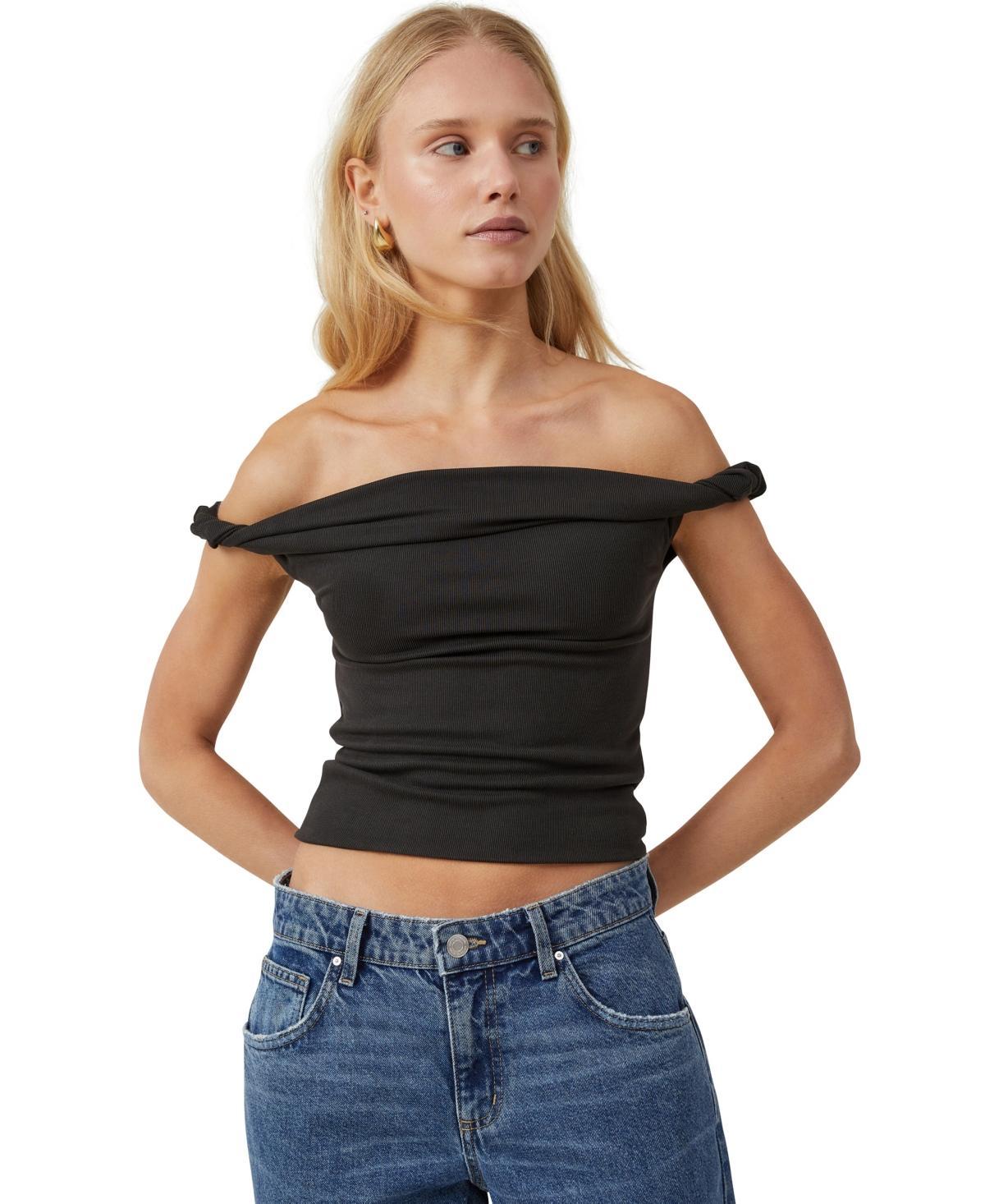 Cotton On Womens Phoebe Twist Short Sleeve Top product image