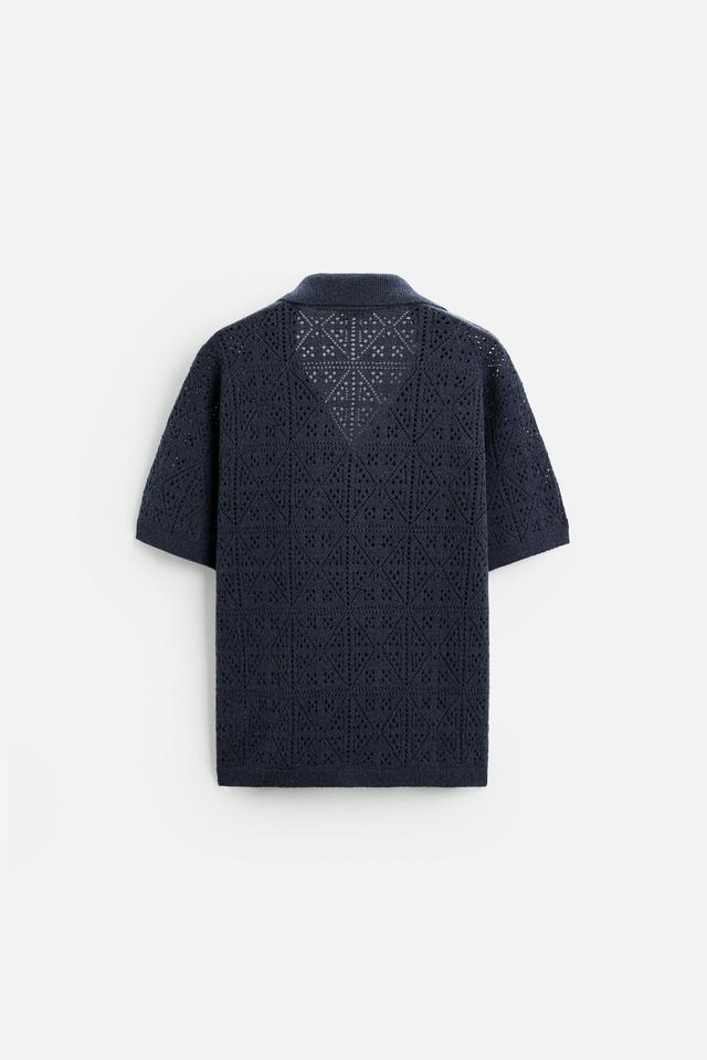 OPEN KNIT SHIRT Product Image