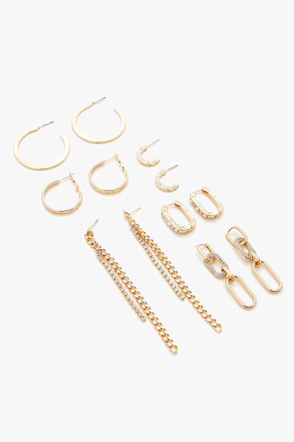 Hoop & Drop Earring Set | Forever 21 Product Image