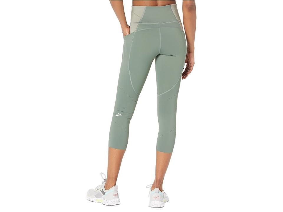 Brooks Method 3/4 Tights (Dark Pebble/Pebble) Women's Casual Pants Product Image