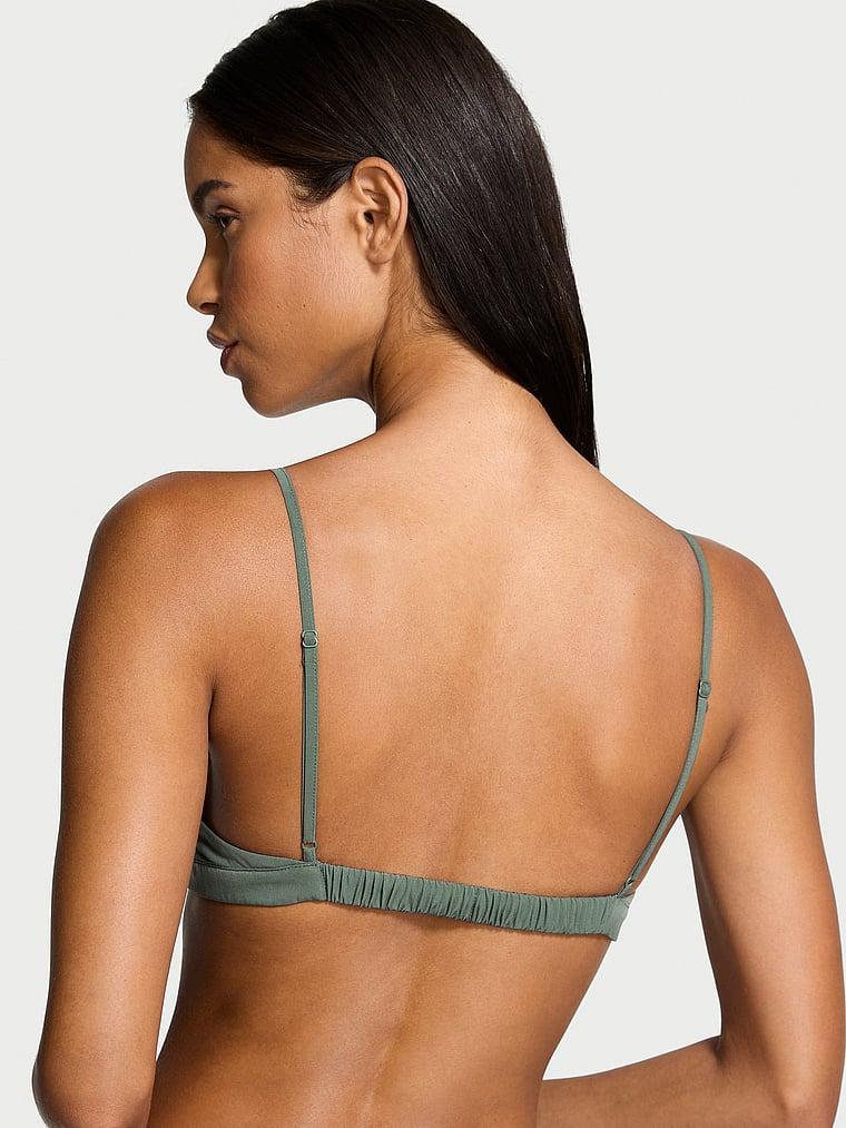 Luxe Crepe Triangle Bralette Product Image