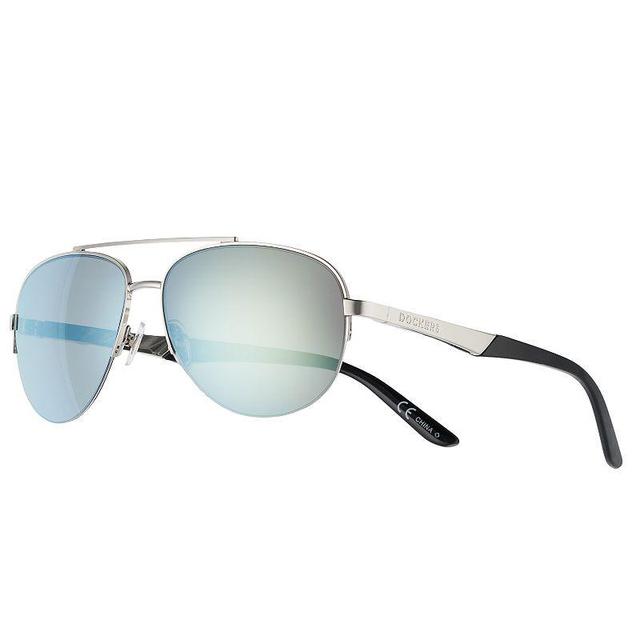 Mens Dockers Aviator Sunglasses, Med Grey Product Image