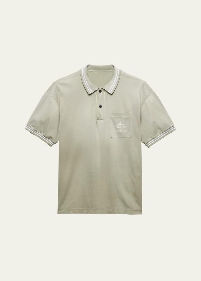 Mens Cotton Polo Shirt Product Image