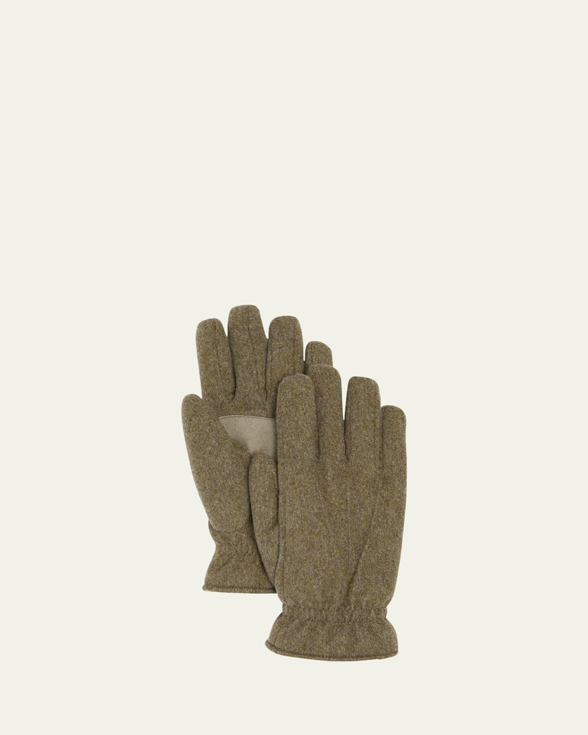 Mens Ashford Cashmere and Suede Gloves Product Image