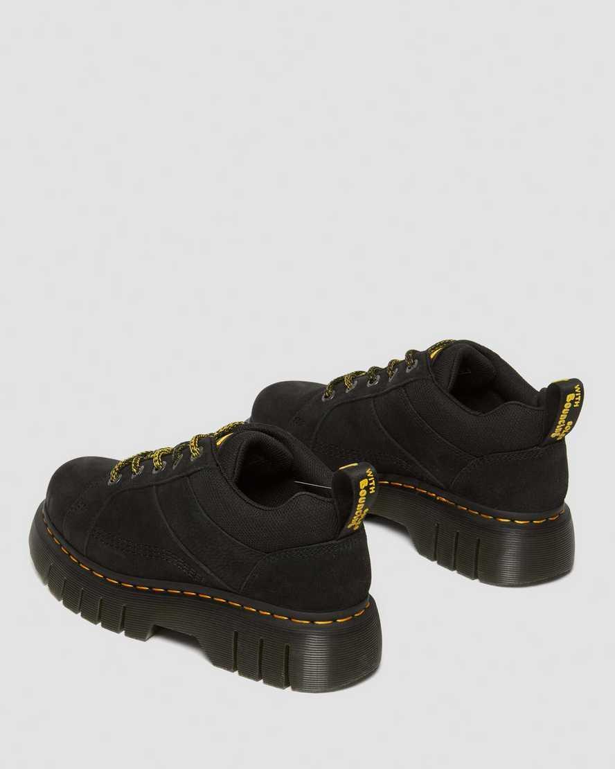 DR MARTENS Woodard Tumbled Nubuck Leather Low Casual Boots Product Image