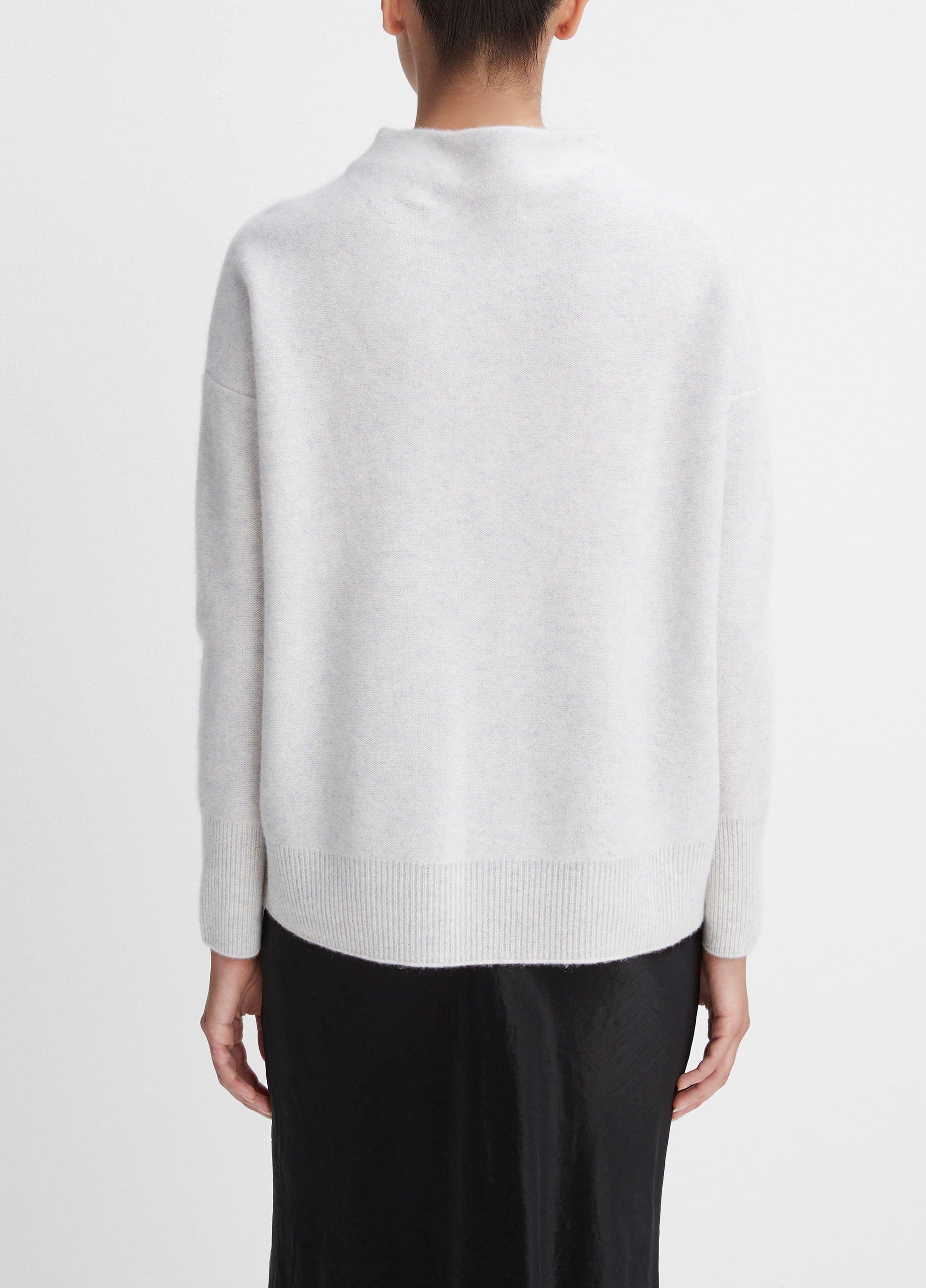 Plush Cashmere Funnel Neck Sweater Product Image