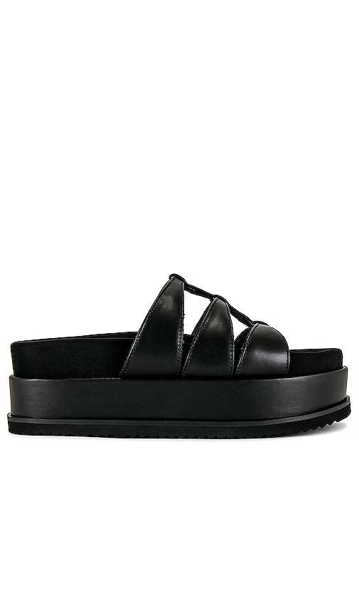 R0AM Demi Sandal in Black. Size 36, 37, 39, 40, 41. Product Image