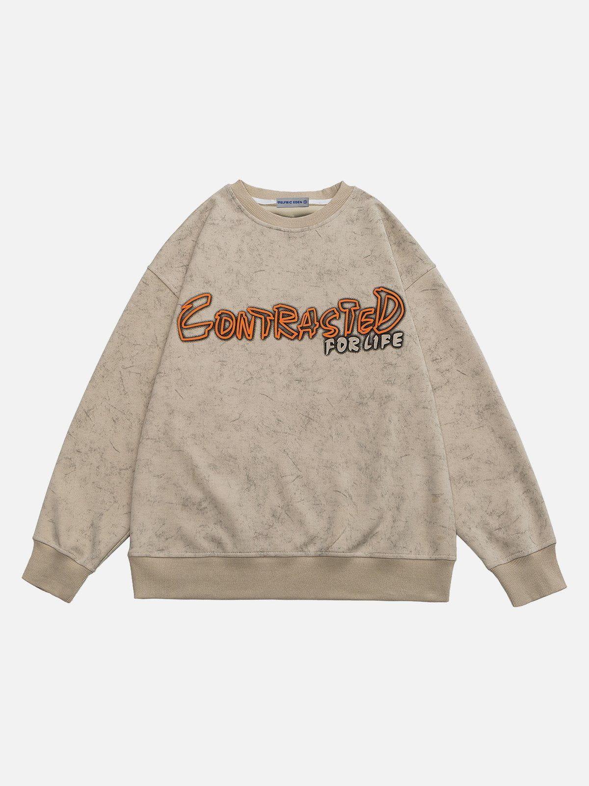 Aelfric Eden Letter Foam Printing Sweatshirt product image